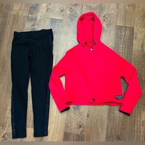 PINK by Victoria’s Secret two piece outfit Sz small hoodie leggings